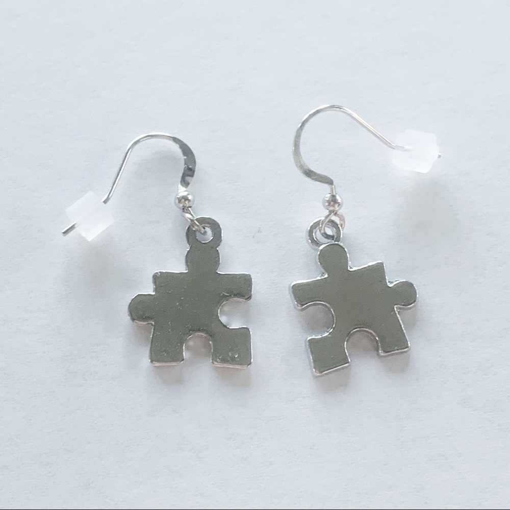 Puzzle Piece Earrings